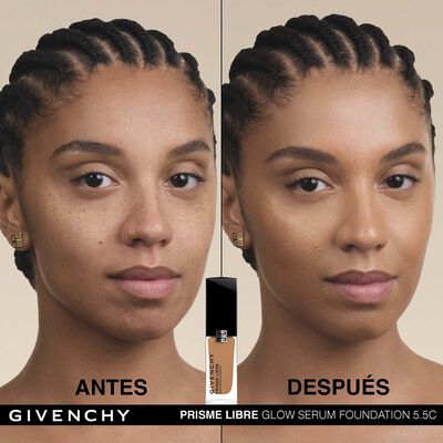 PRISME LIBRE GLOW SERUM FOUNDATION. BASE DE MAQUILLAJE EN SUERO QUE MEJORA LA PIEL, LUMINOSIDAD 24H E HIDRATACIÓN 48 H (BASE DE MAQUILLAJE EN SUERO)